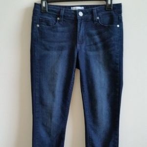 Paige Kylie Crop Jeans Sz 27 Dark Wash Feliz